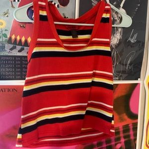 Hot Kiss Popsicle Ribbed Tank Top